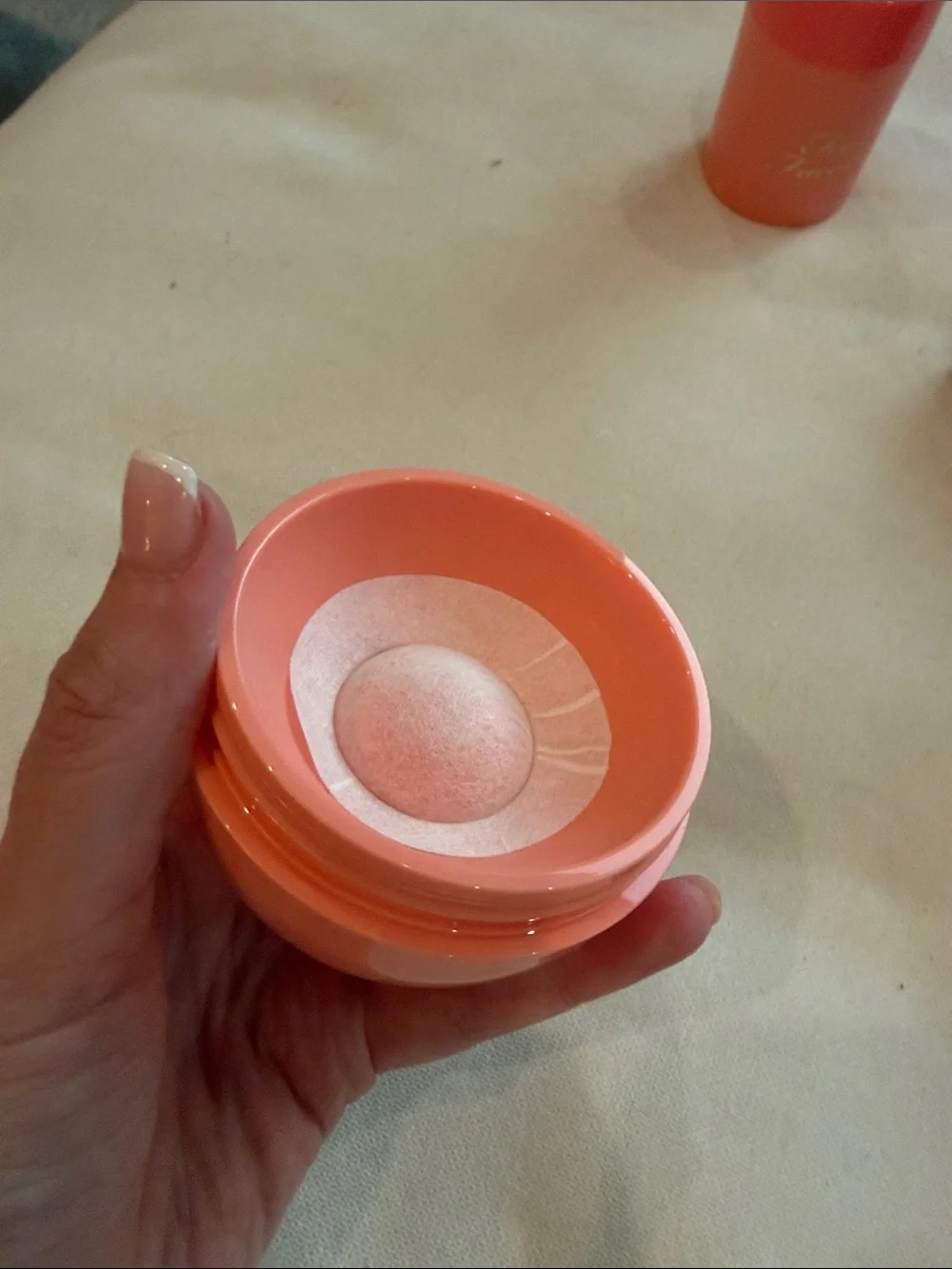 Too Faced peach perfecting blurring loose setting powder!! Never used!